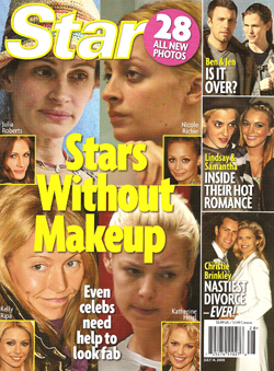 Illustration for article titled This Week In Tabloids: Madonna & Guy Split; Not-Pregnant Stars Without Makeup Have Hot Lesbian Sex